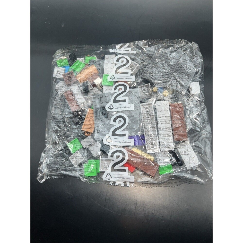 Sealed LEGO Minecraft: The Cave (21113) 100%  No Box Retired BAG 2 ONLY